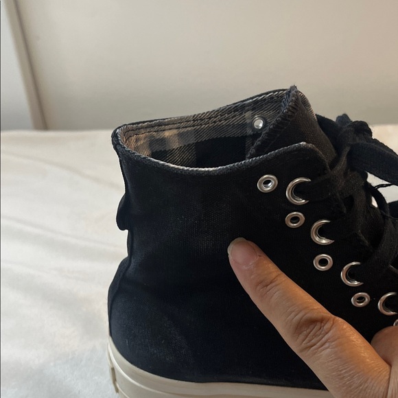Converse Black High-Tops with White Accents - Picture 12 of 17